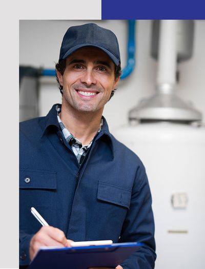 image of a repair man