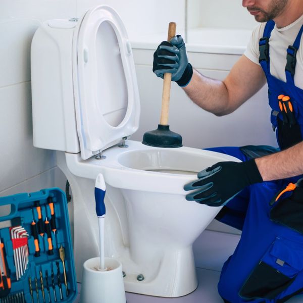 image of a plumber
